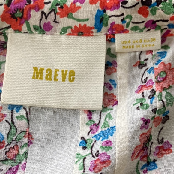 Maeve Top Size 4, Flower design, boho - Picture 6 of 7